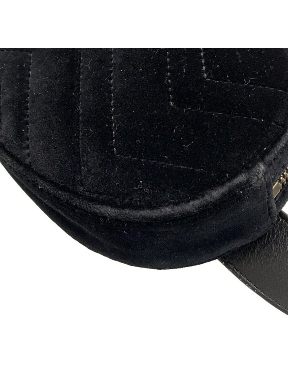 Gucci Waist Pouch GG Marmont Black Leather - Picture 6 of 15